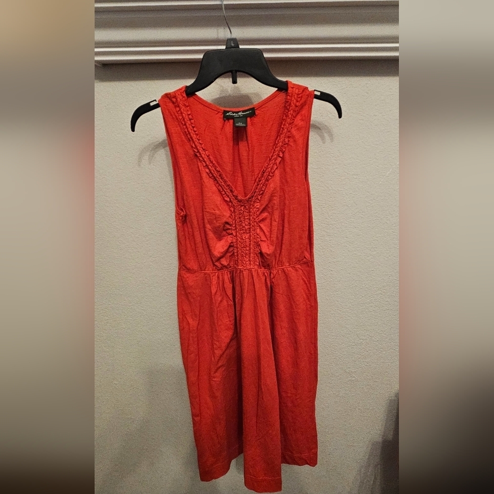EDDIE BAUER COTTON STRETCH DRESS SZ SMALL